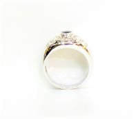 Anello Stocco Gioielli Donna in Oro bianco Zaffiro 0.44 Ct ANUZ1-15 - ANUZ1-15